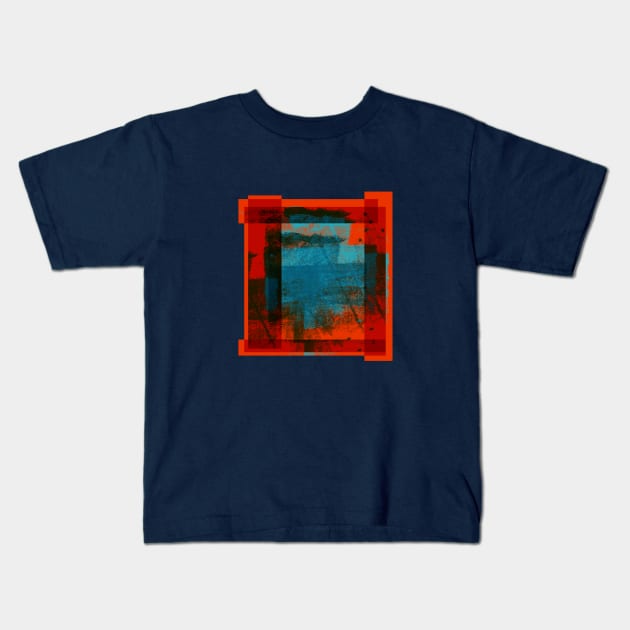 Blockprint Colors no2 Kids T-Shirt by VrijFormaat